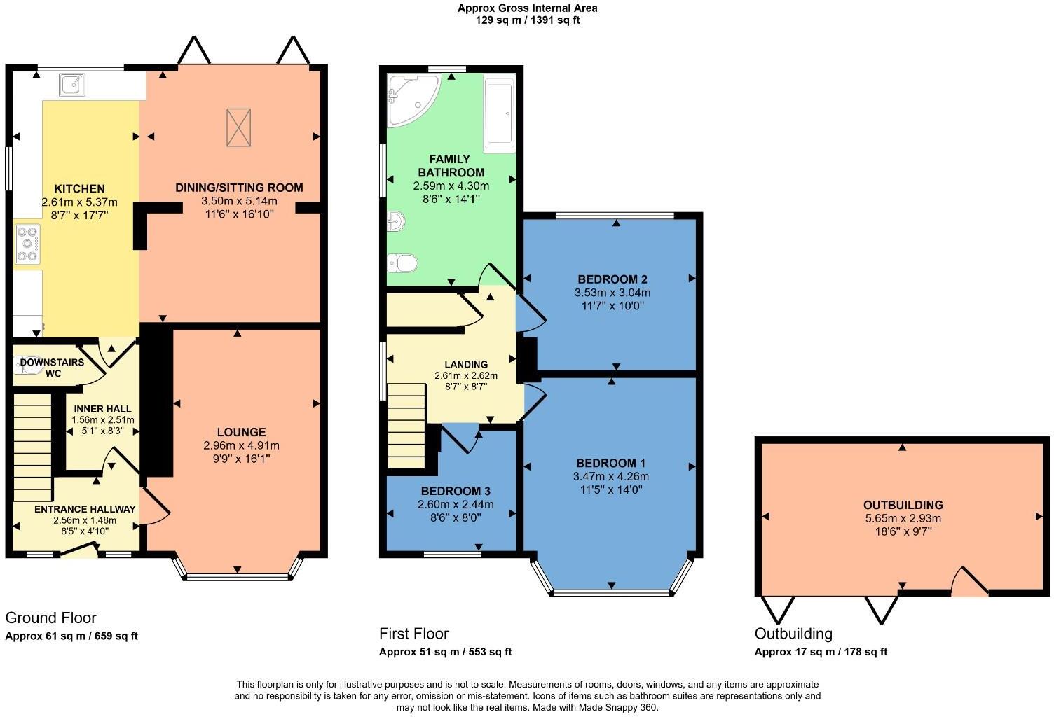 Ennerdale Road, Dewsbury floorplan