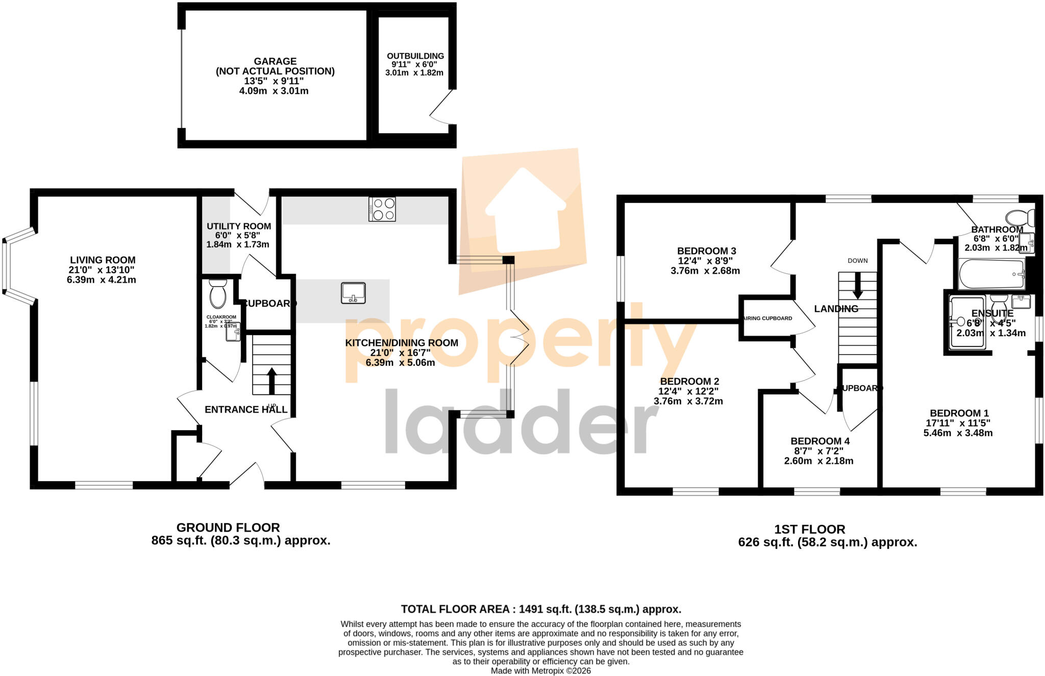 Rowan Crescent, Horsford, NR10 floorplan