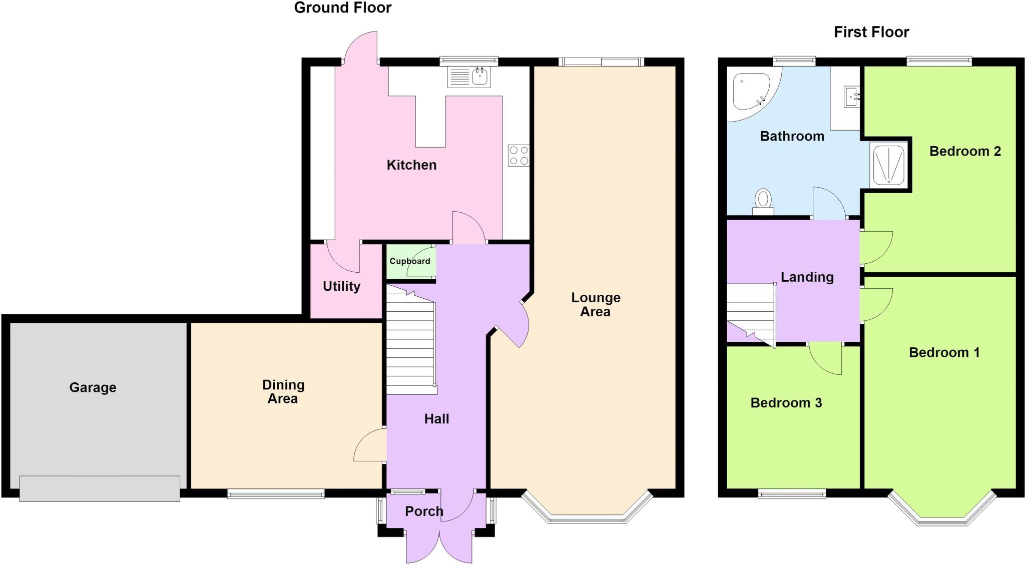 Frampton Way, Great Barr, Birmingham B43 7UN floorplan