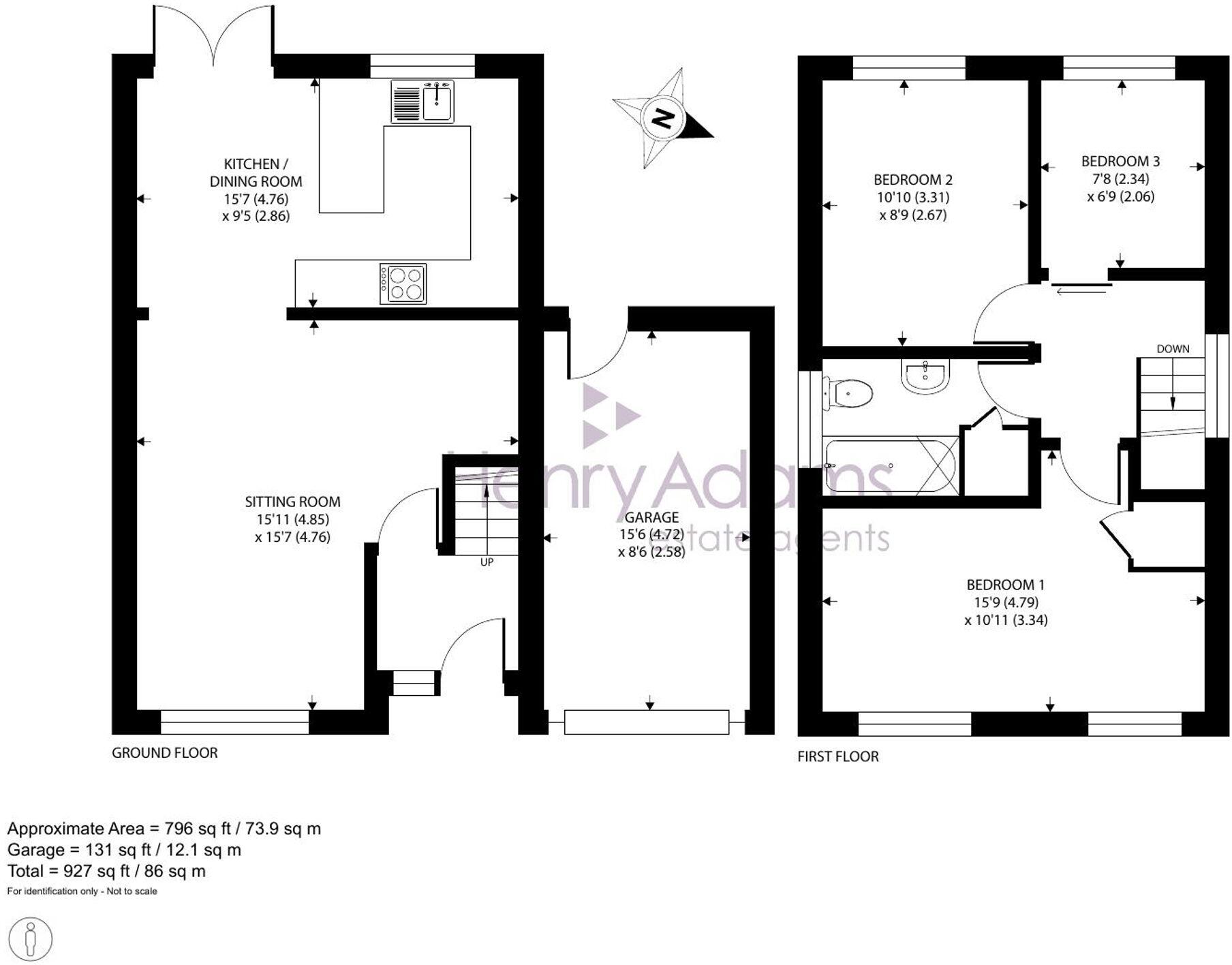 Marlborough Close, Chichester, PO19 floorplan