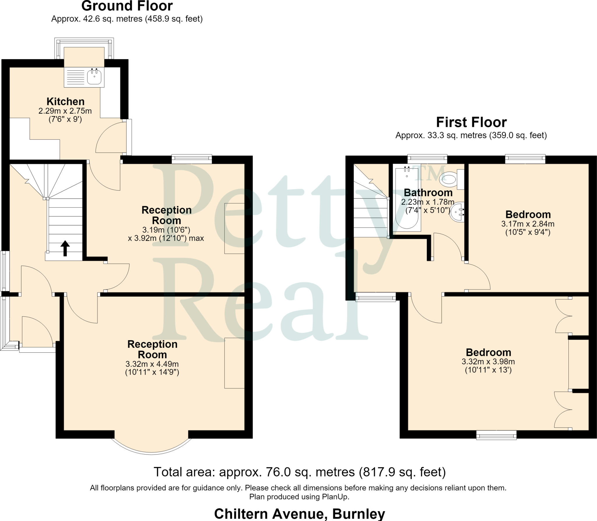 Chiltern Avenue, Burnley floorplan