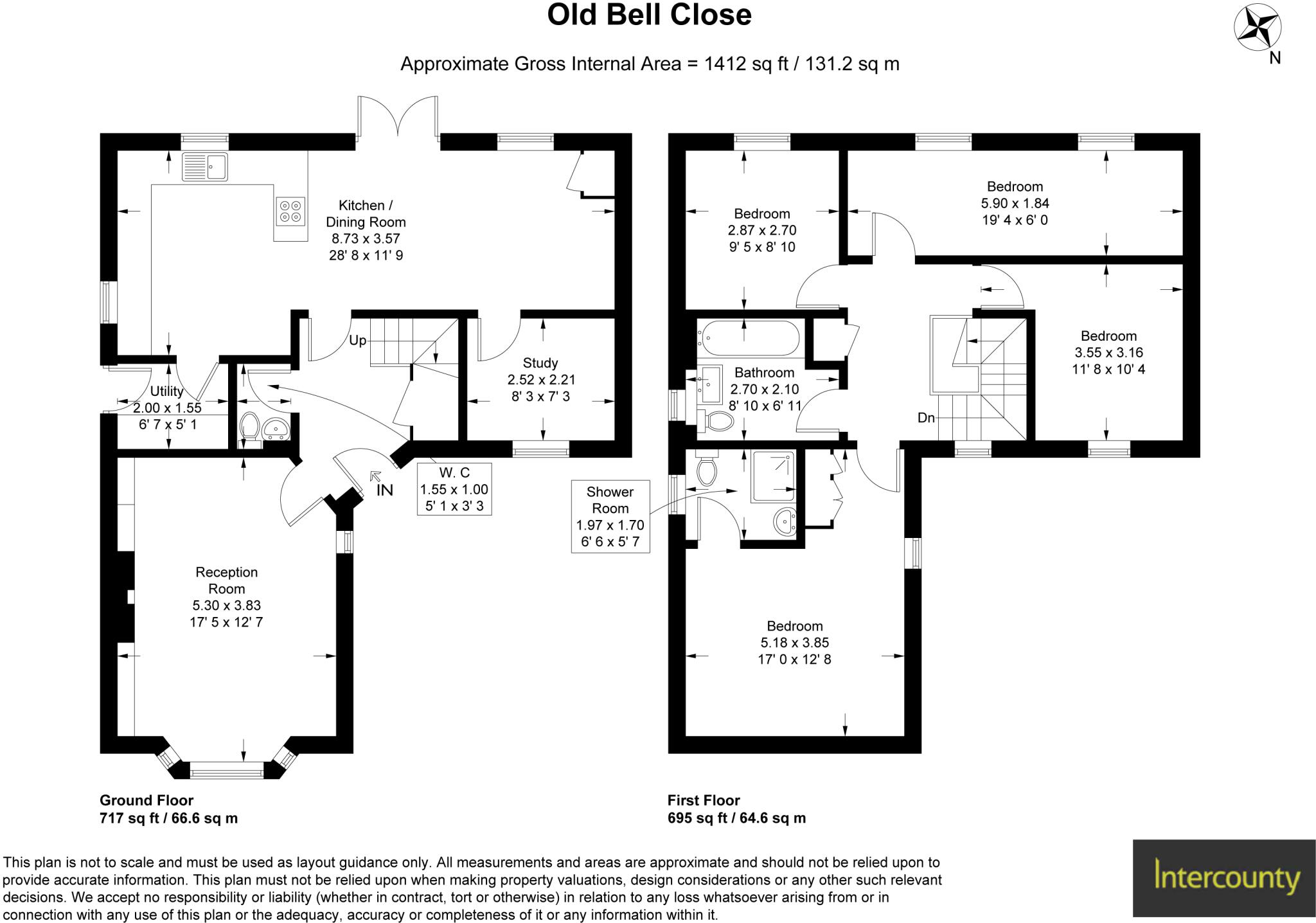 Old Bell Close, Stansted, Essex, CM24 floorplan