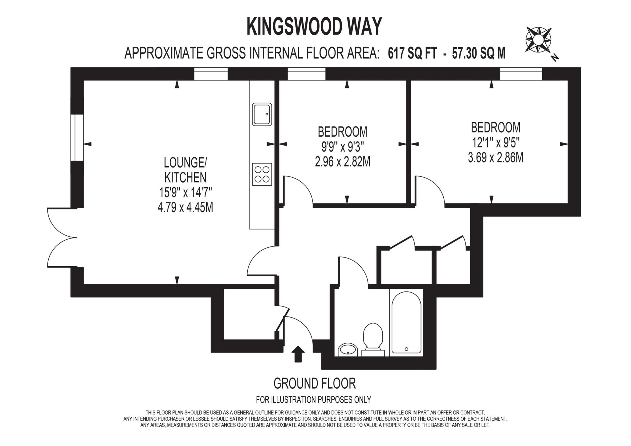 Kingswood Way, South Croydon floorplan