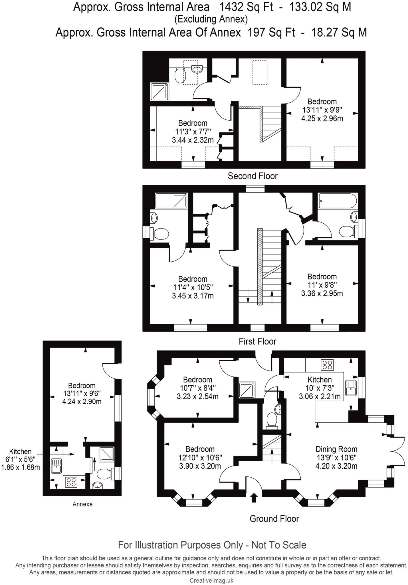 Bow Road, Brooklands, MK10 floorplan