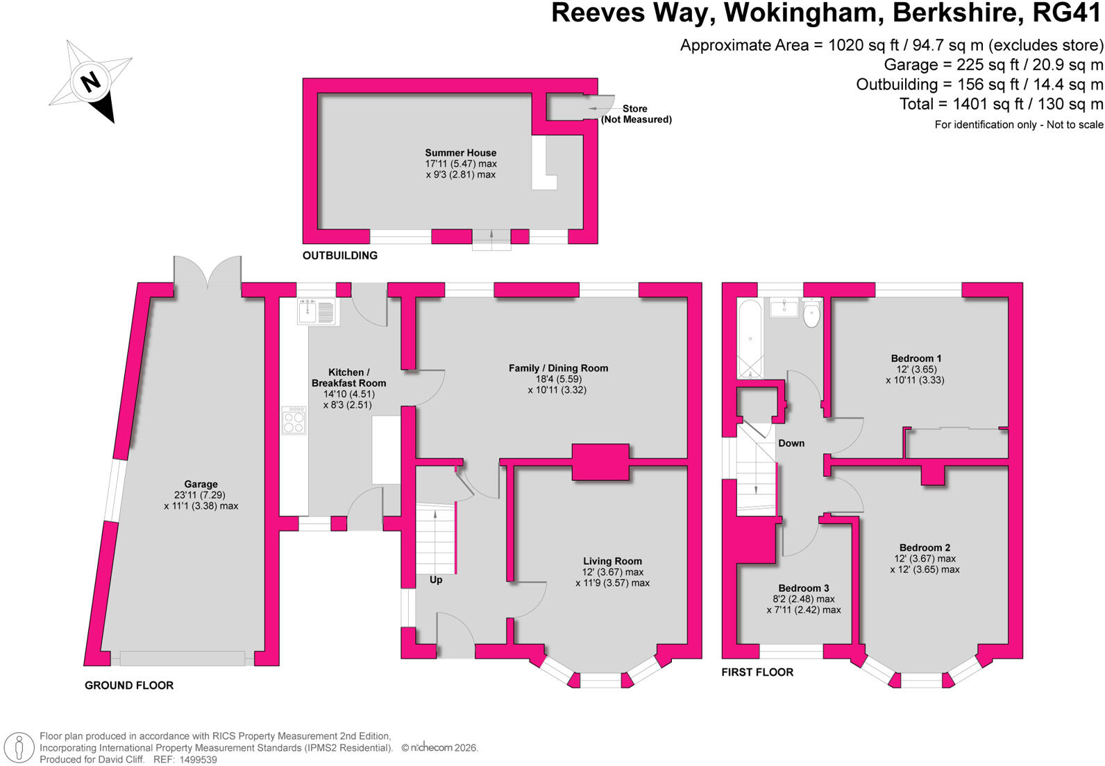 Reeves Way, Wokingham, Berkshire, RG41 floorplan