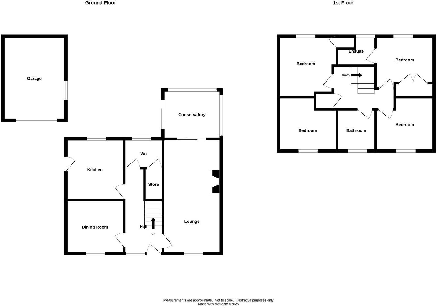 Wilkes Croft, Sedgley floorplan