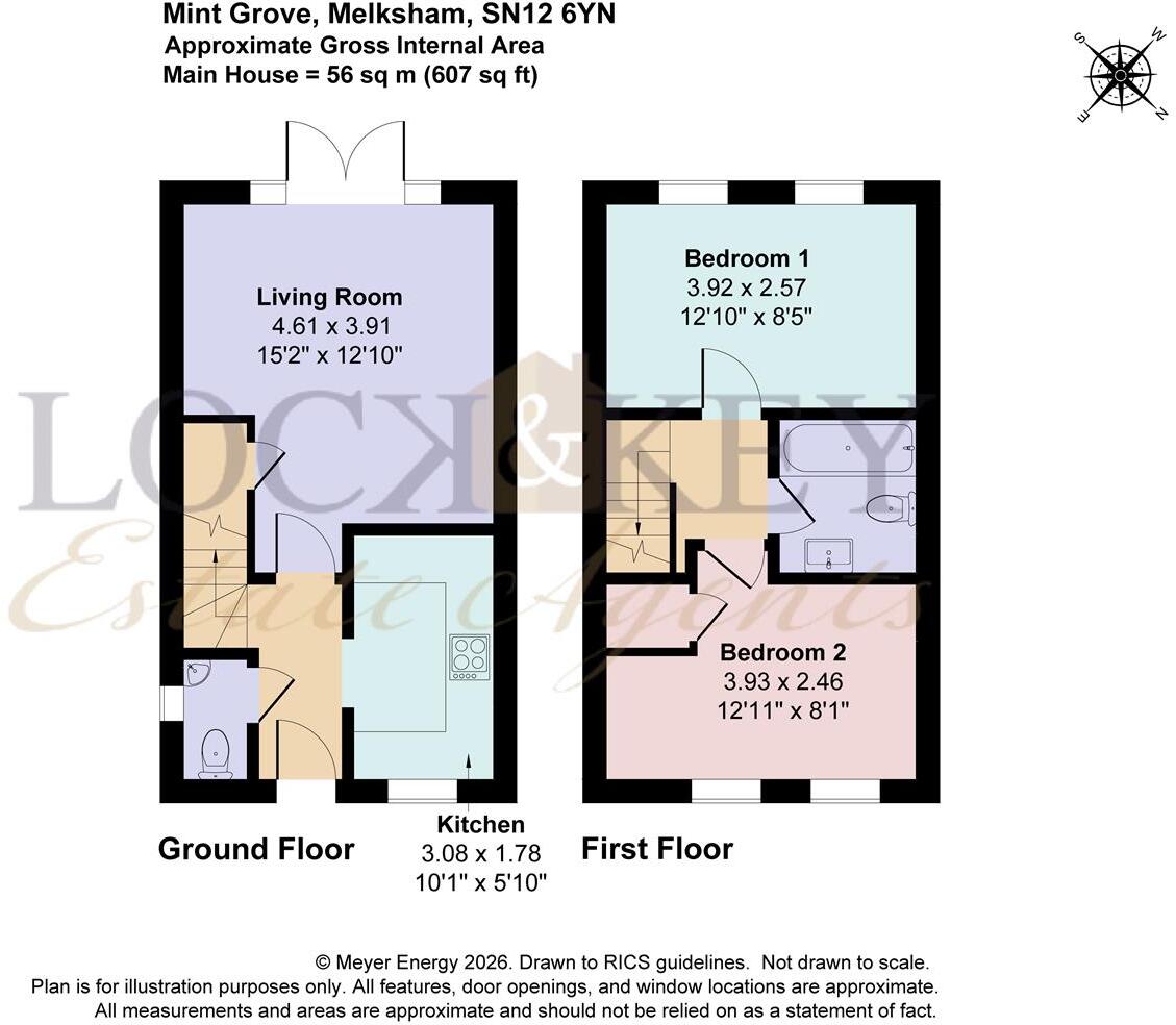 Mint Grove, Melksham floorplan