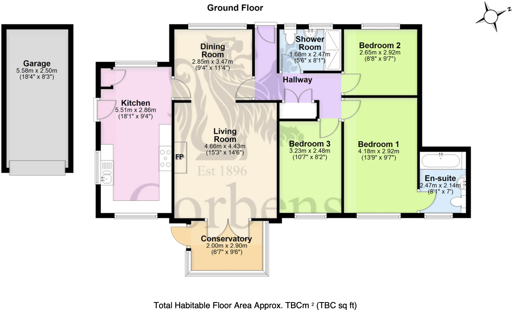 Higher Days Road, Swanage floorplan