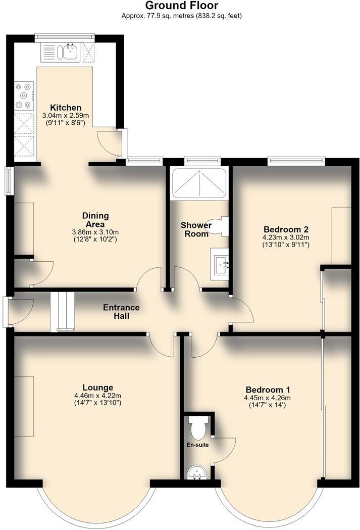 Orchard Road, Beacon Park, Plymouth floorplan