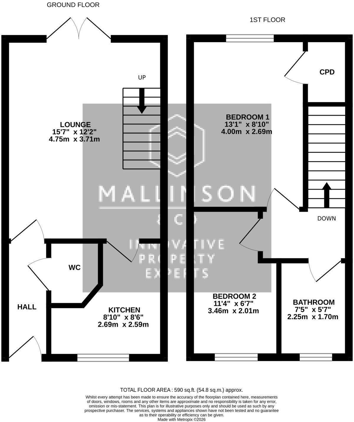 Harley Head Avenue, Lightcliffe, Halifax, HX3 8FD floorplan