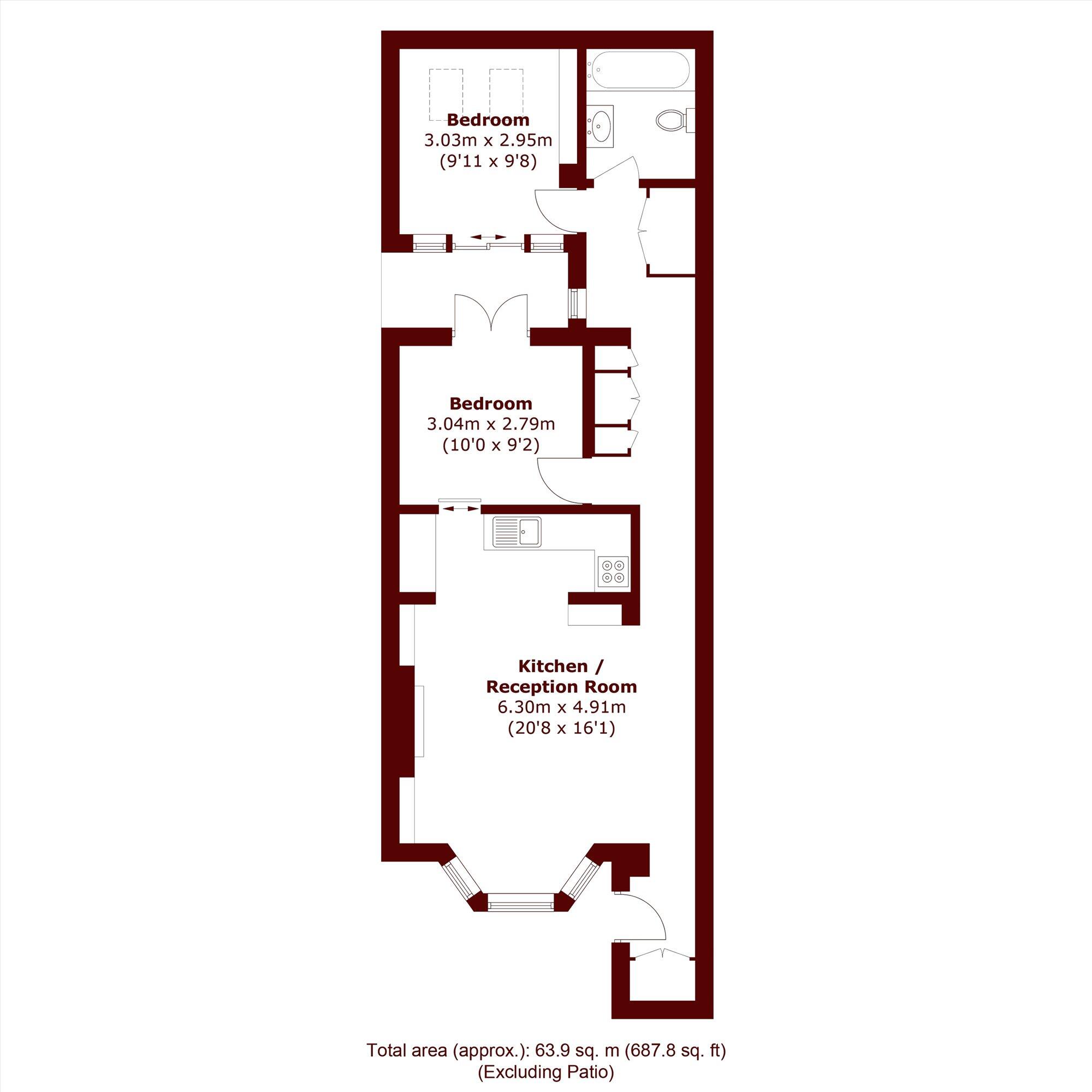 Lancaster Road, North Kensington floorplan