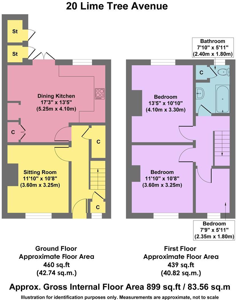 Lime Tree Avenue, Darley Dale, Matlock floorplan