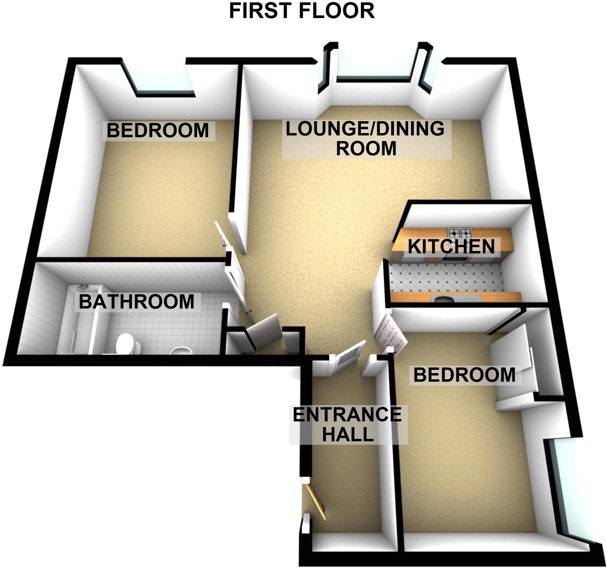 James Square, Crieff floorplan