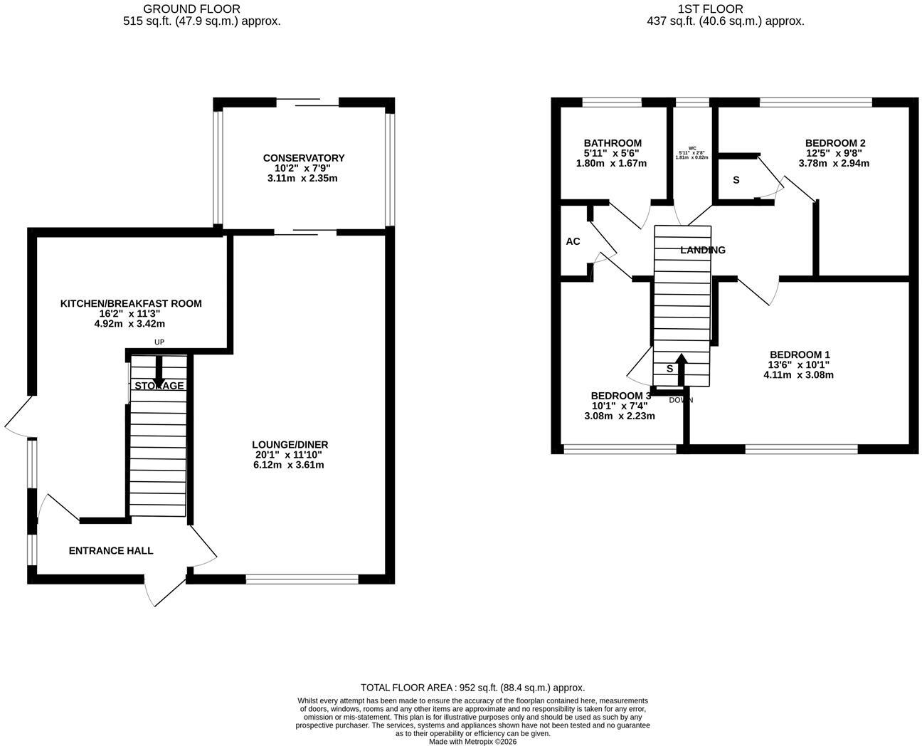 Farmstead Road, Corby floorplan
