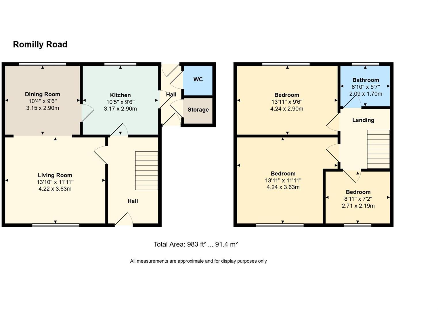 Romilly Road, Barry floorplan