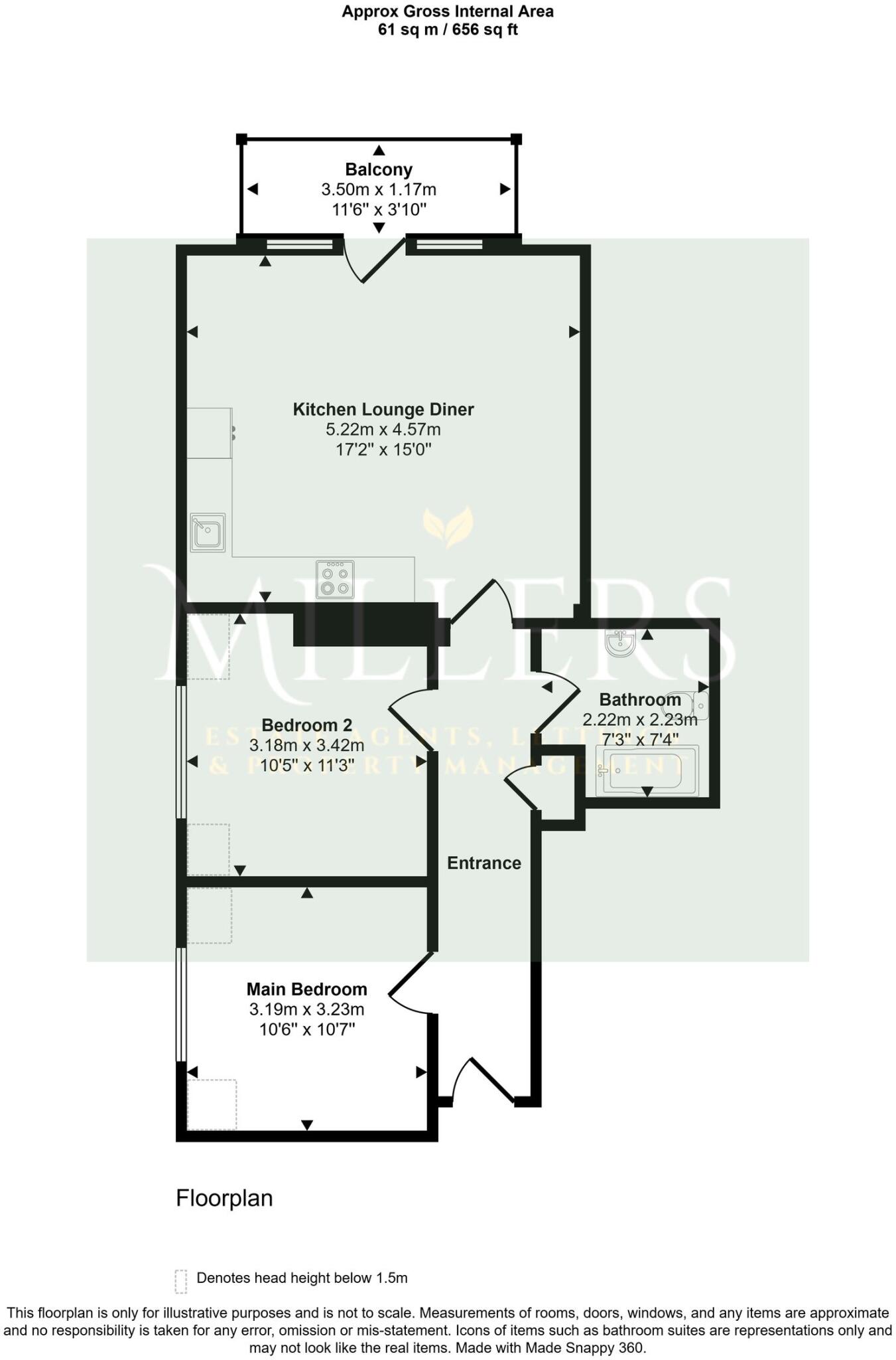 St. Margarets Road, Upton House, NR27 floorplan