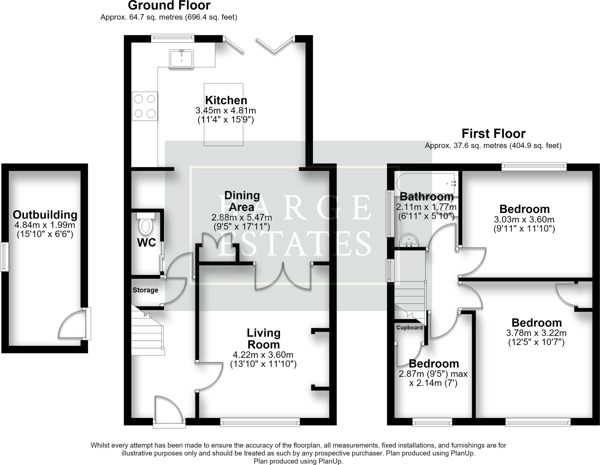 Mount Prospect, Everton Sluice Lane, Everton, Nottinghamshire floorplan