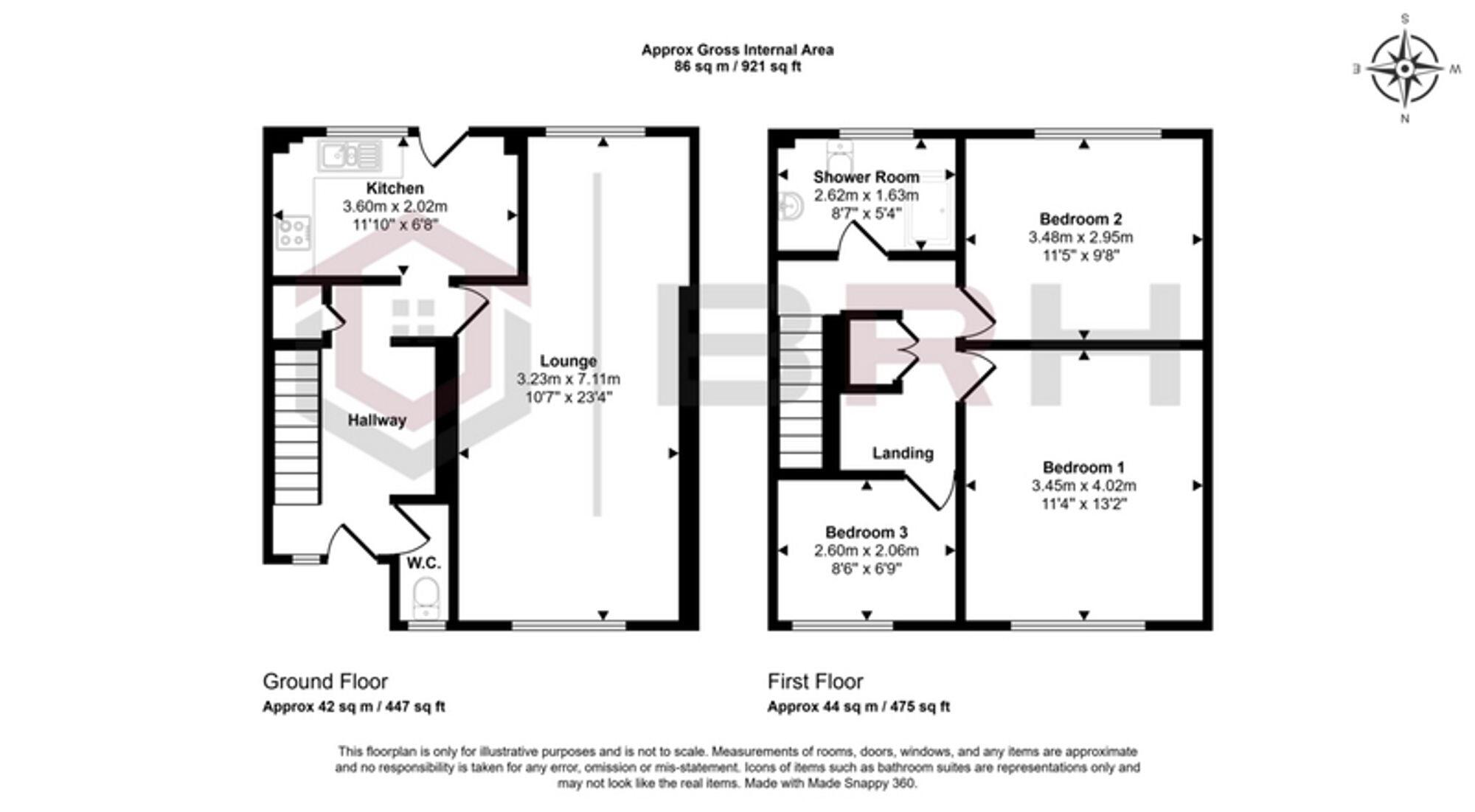 Clover Walk, Bolton-Upon-Dearne, S63 floorplan