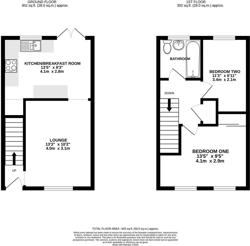 The Doves, Broadwey floorplan