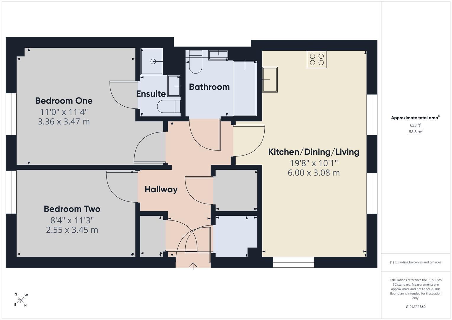 Hammingden Court, Forge Wood, Crawley floorplan
