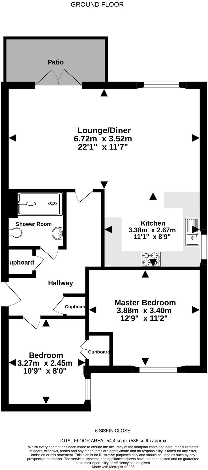 Siskin Close, Portishead floorplan