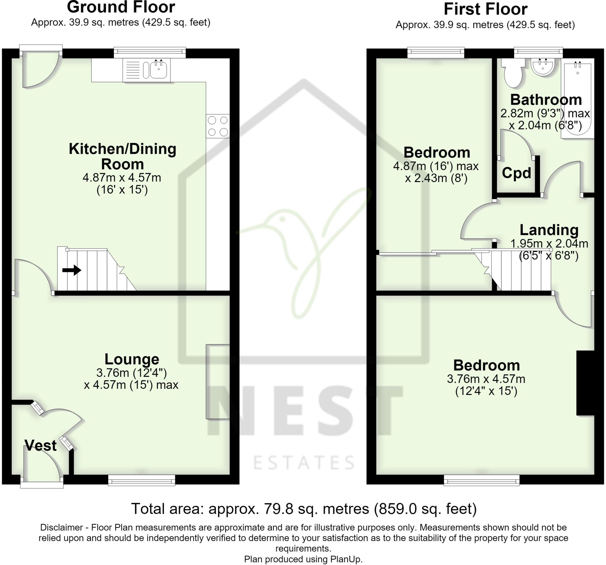 Bolton Road, Rochdale floorplan
