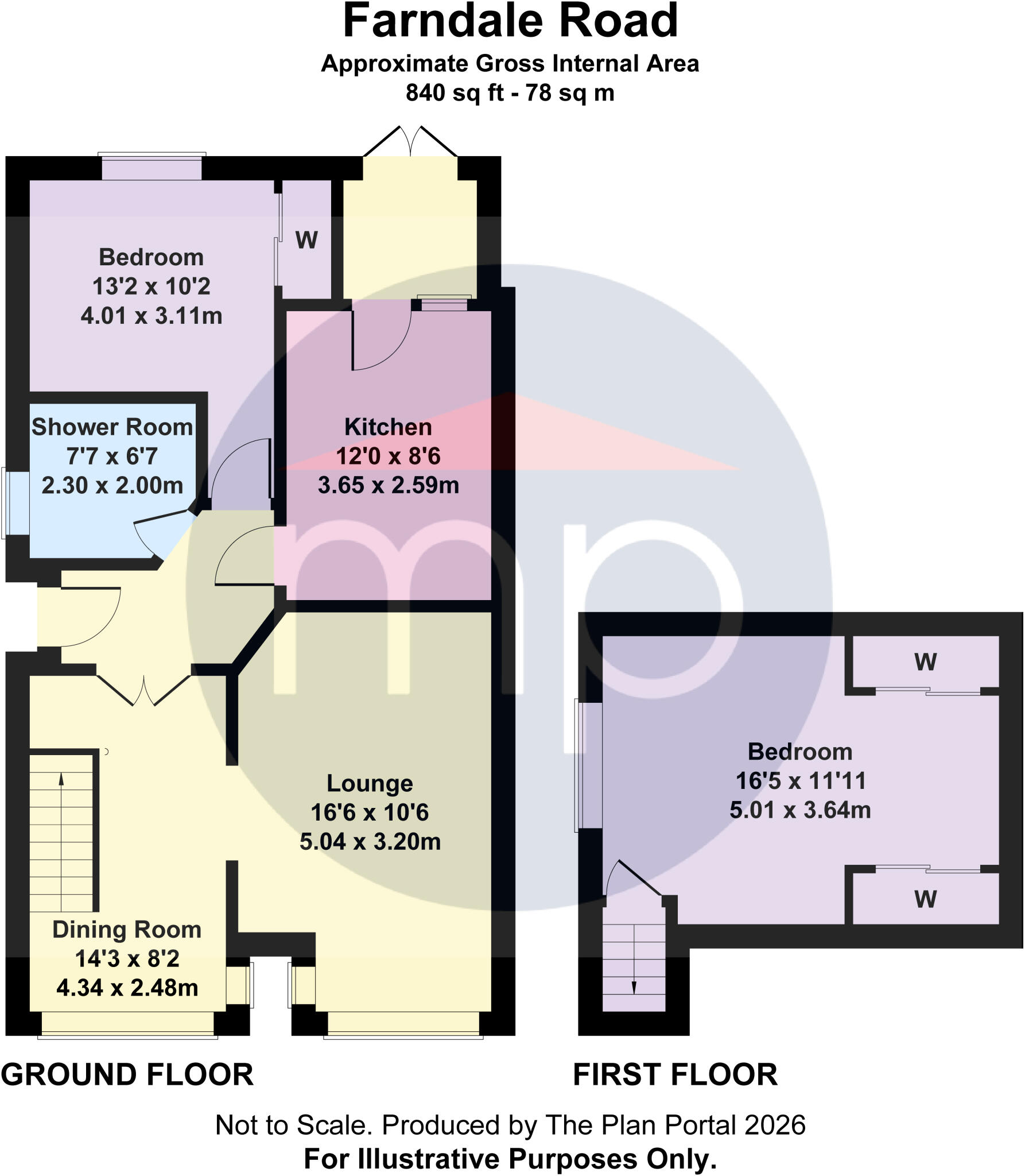 13, Farndale Road, Nunthorpe floorplan