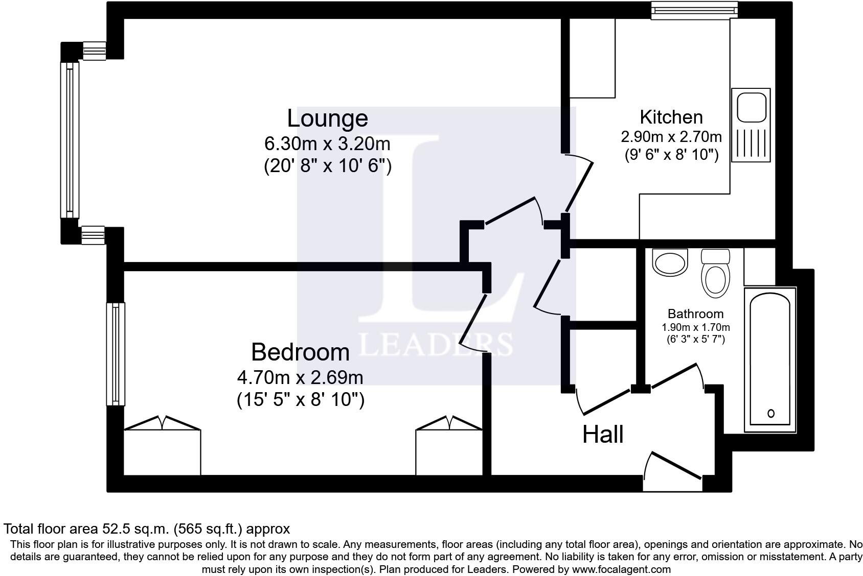 Southdown House, 185 Goring Road, Worthing, BN12 floorplan