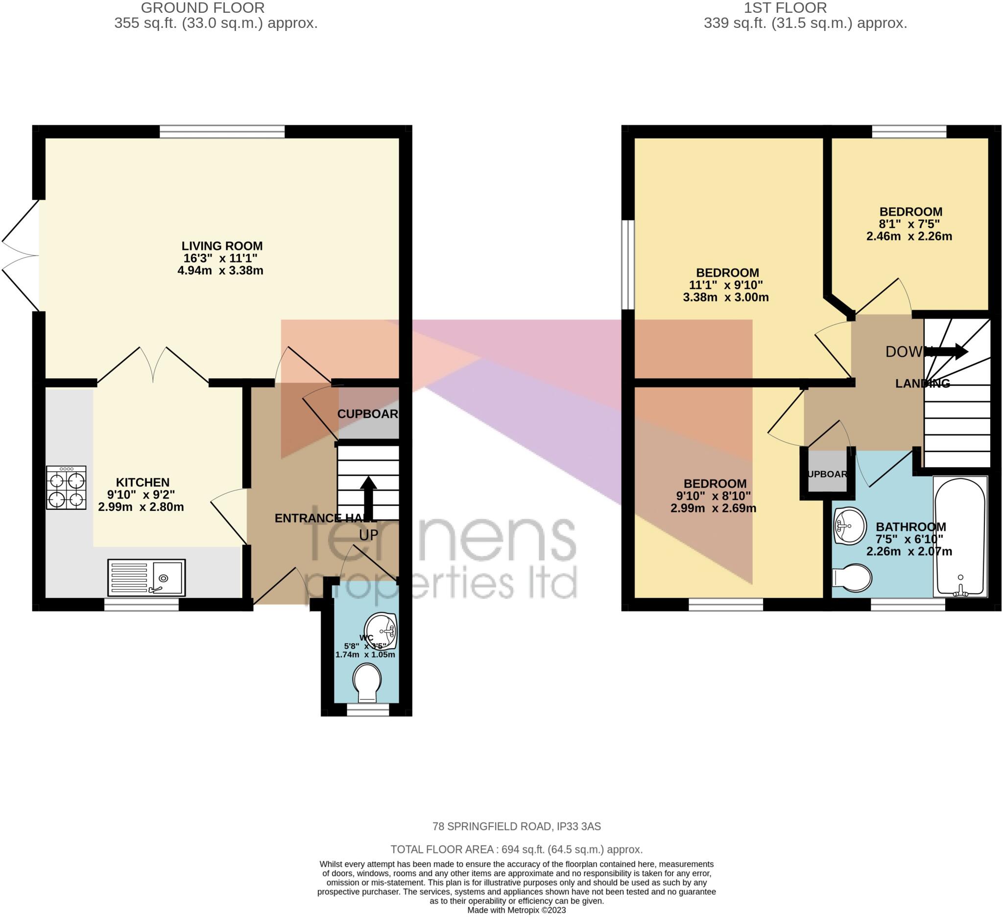 Springfield Road, Bury St Edmunds floorplan