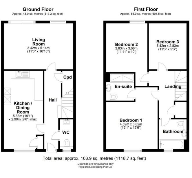 Pinks Close, Cambridge floorplan