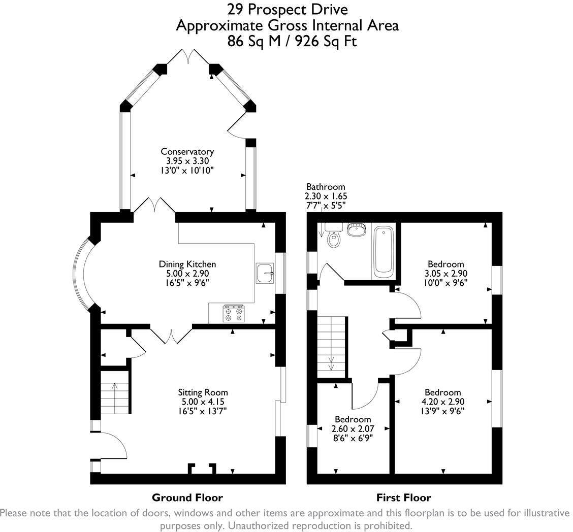 Prospect Drive, Matlock floorplan