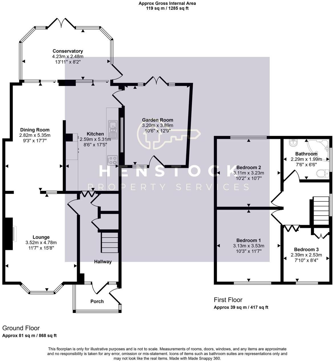 Roundthorn Road, Middleton, Manchester, M24 floorplan