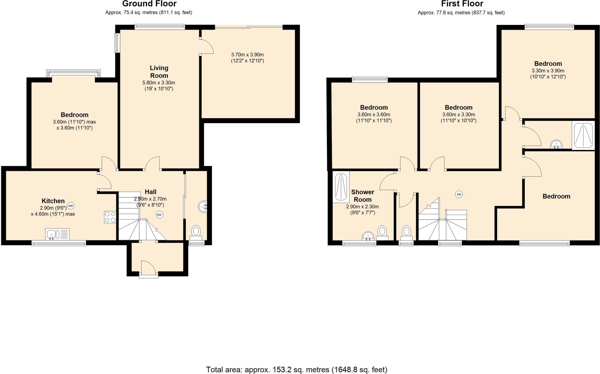 Forest Road, Loughborough floorplan