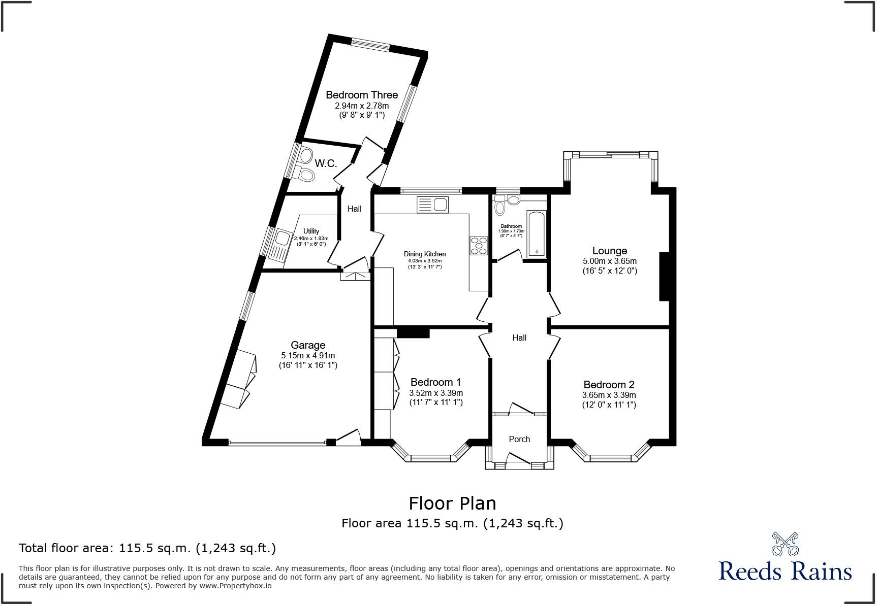 Moreton Avenue, Newcastle, Staffordshire, ST5 floorplan