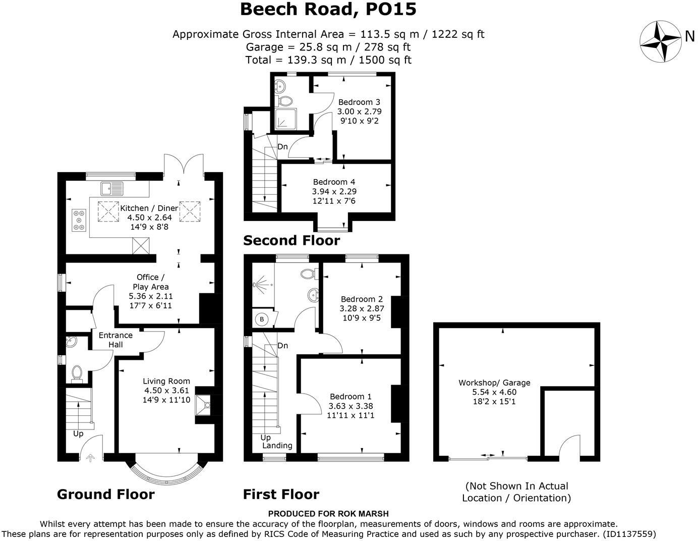 Beech Road, Fareham floorplan