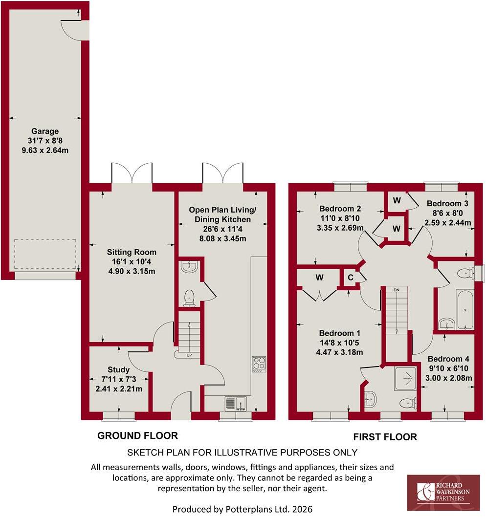Wycliffe park, Claypole floorplan