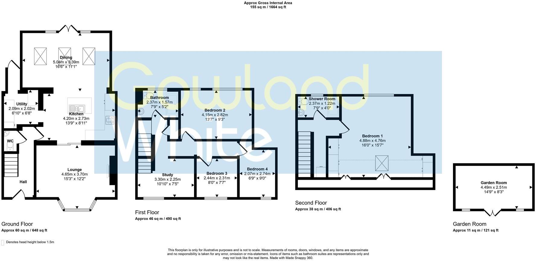 Grass Croft, Long Newton, TS21 1BY floorplan
