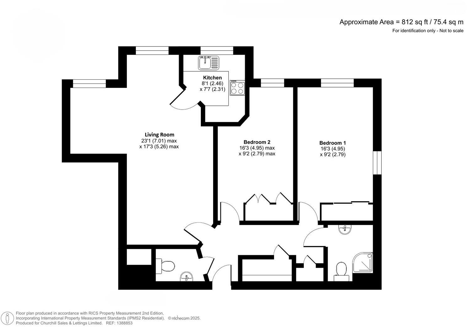 Ash Lodge, Walton-On-Thames floorplan