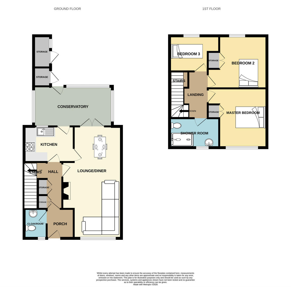 St Nicholas Gardens, Bradwell floorplan