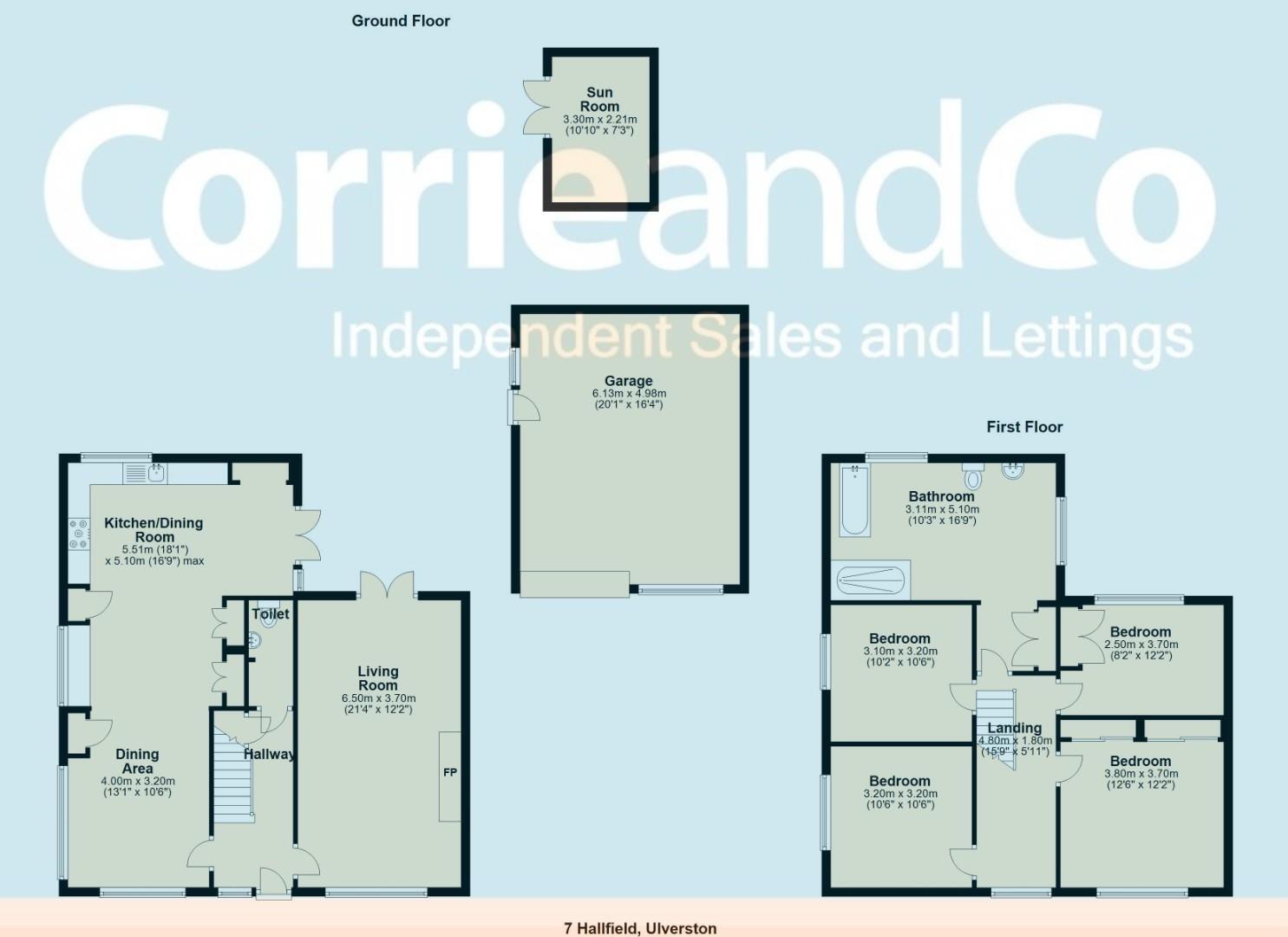 Hallfield, Ulverston floorplan