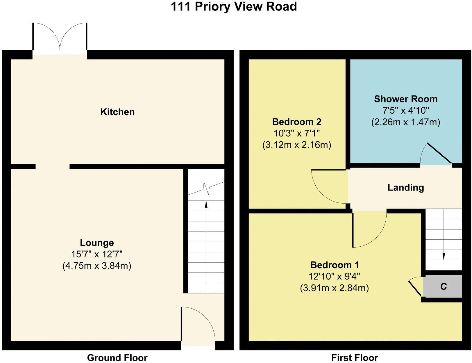 Priory View Road, Burton, Christchurch floorplan