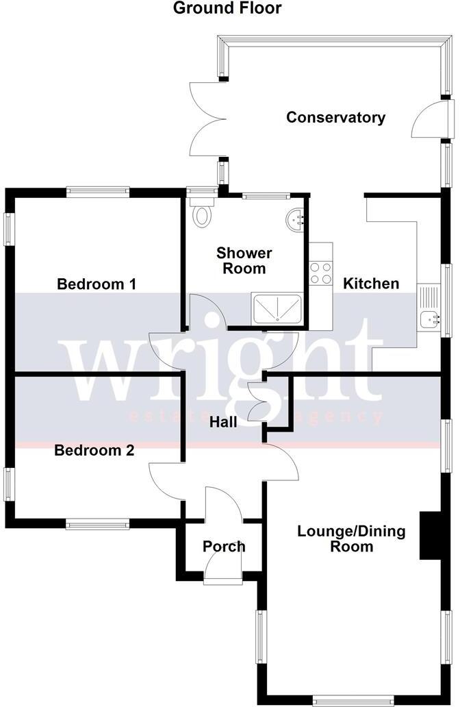 Short Walk To Cliff Path * Lake floorplan