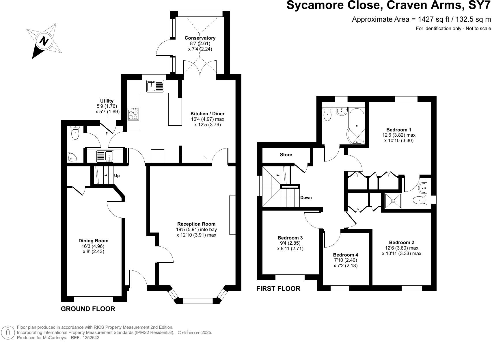 Sycamore Close, Craven Arms, Shropshire floorplan