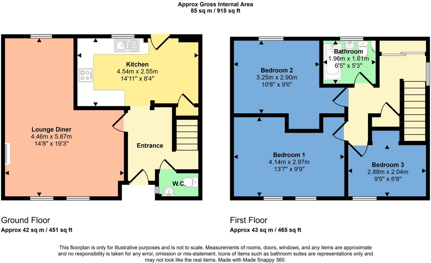 Senhouse Street, Workington, CA14 2SH floorplan