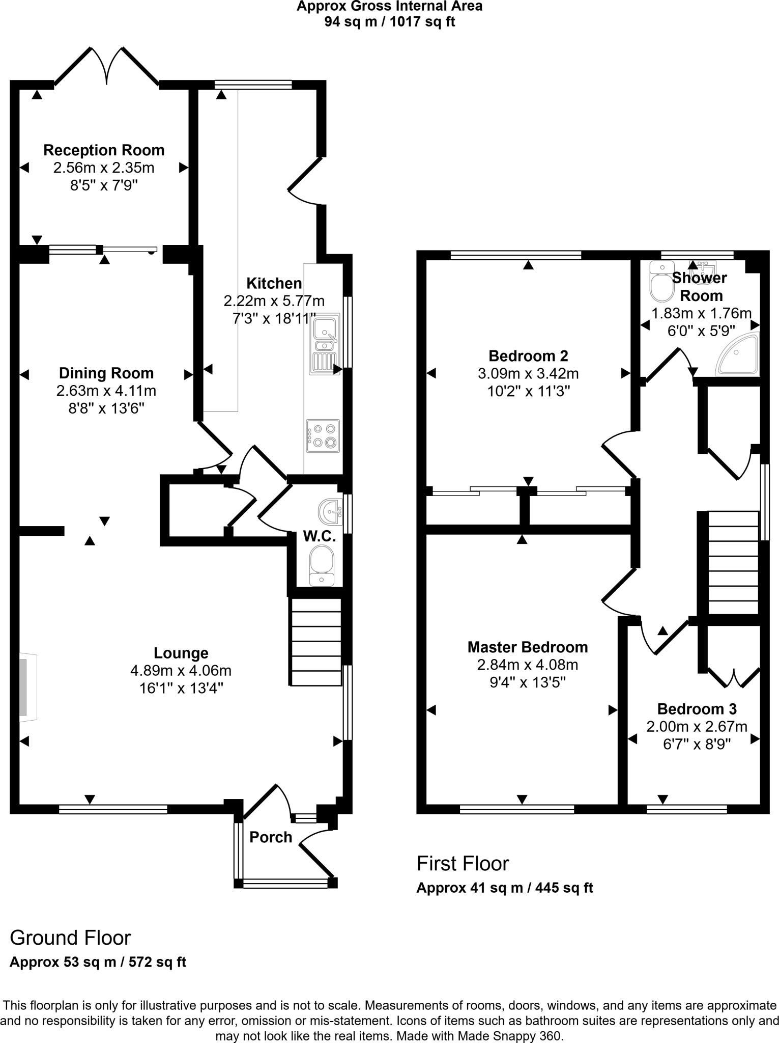 Rymers Close, Peterlee, Durham, SR8 3DE floorplan