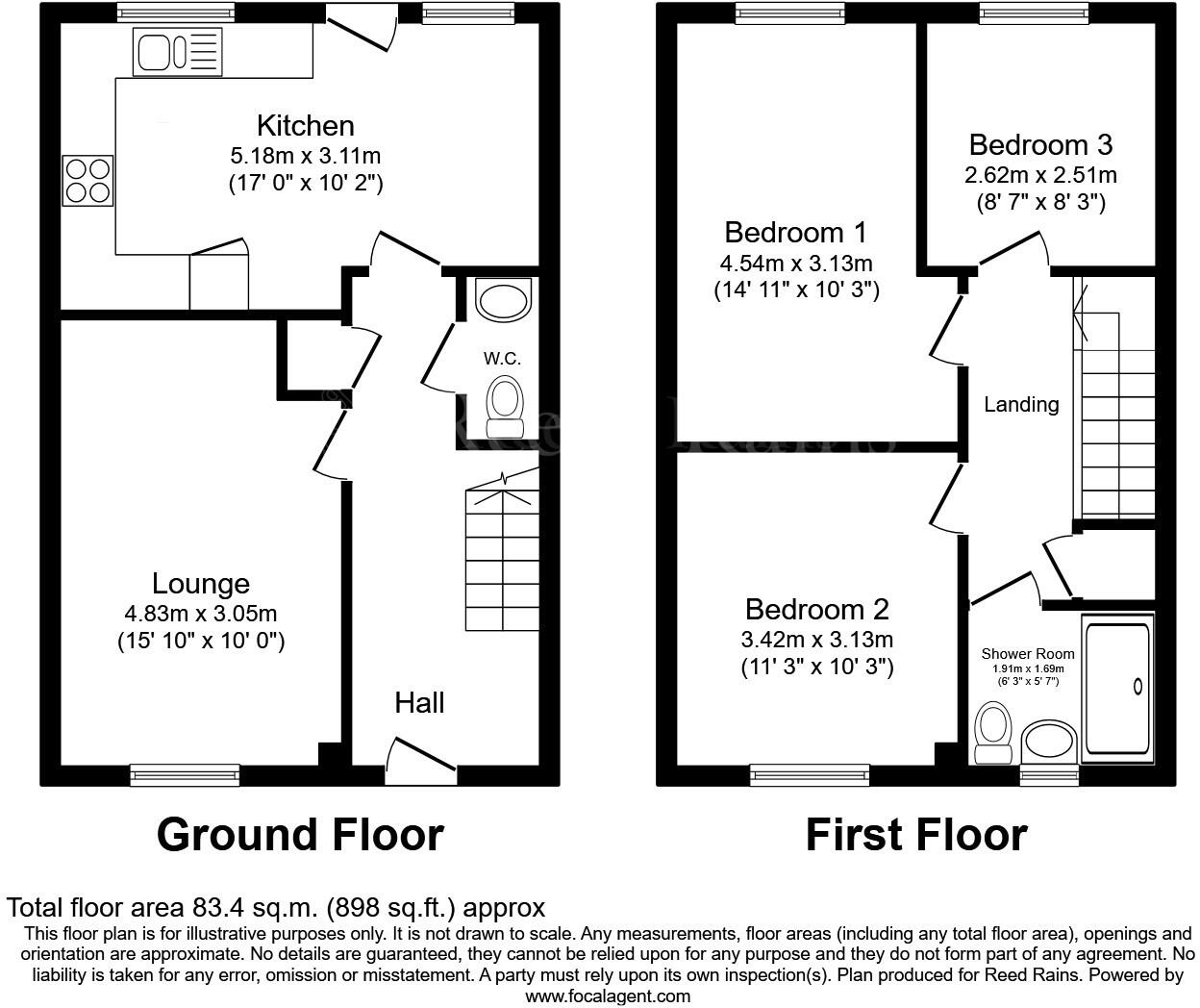 Hope Avenue, Dinnington, Sheffield, South Yorkshire, S25 floorplan