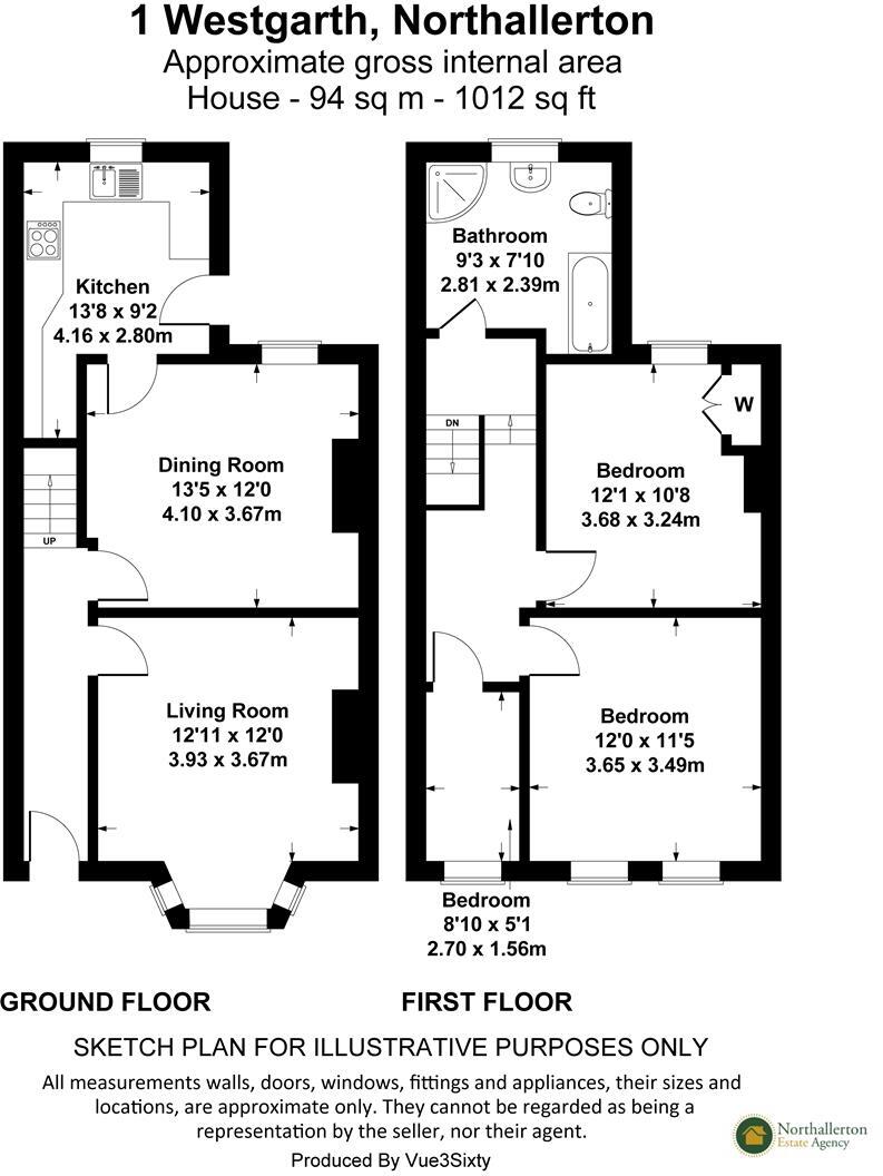 1 Westgarth, Northallerton floorplan