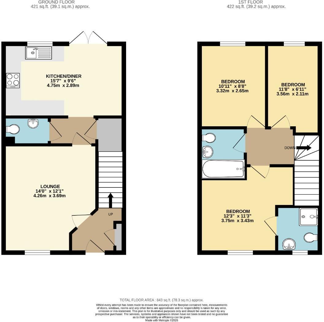 Somerville Drive, Leighton Buzzard floorplan