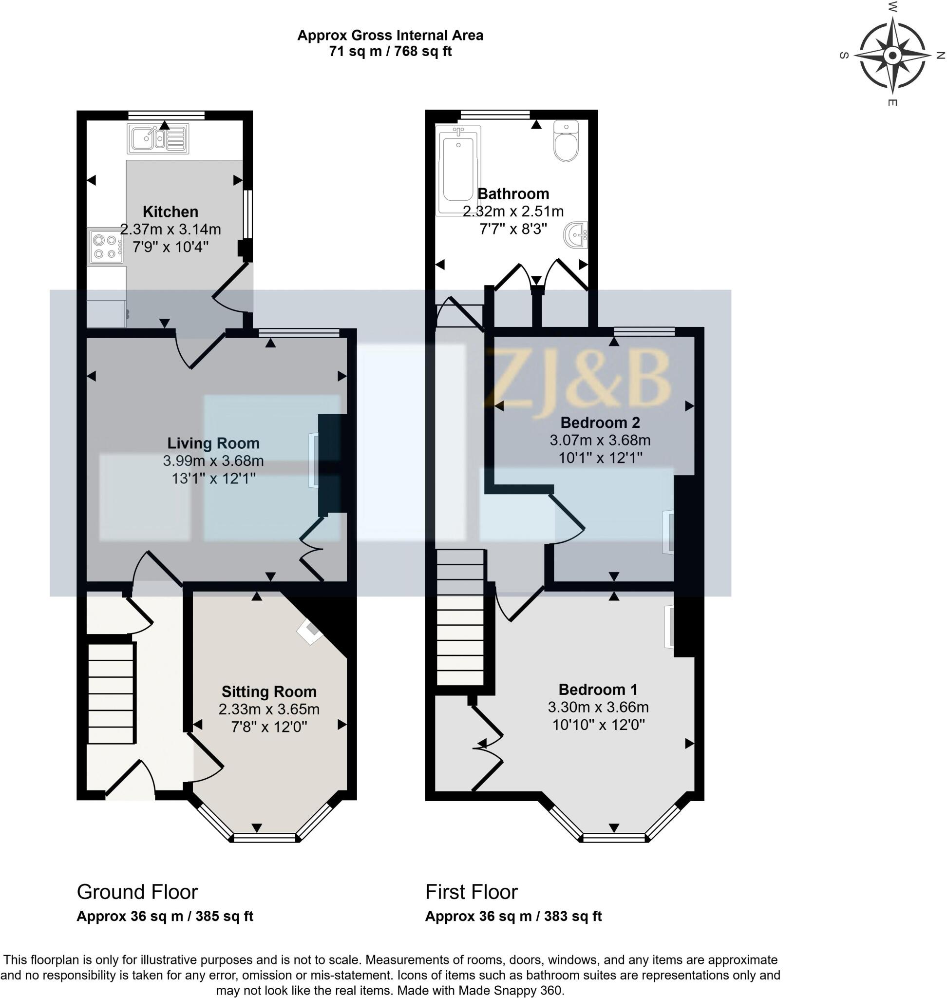 Clifford Street, Cherry Orchard, Shrewsbury, SY2 5EU floorplan