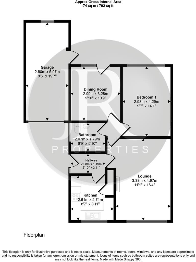 Edwards Close, Church Street, Rugeley floorplan